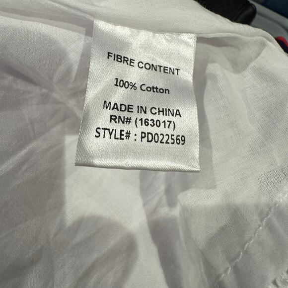 NWT PRINCESS POLLY Lorinda Mini Dress in White Cotton Sz 12 - Picture 8 of 8